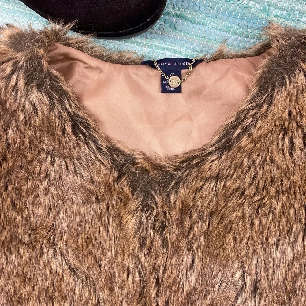 - Tommy Hilfiger Faux Fur Vest